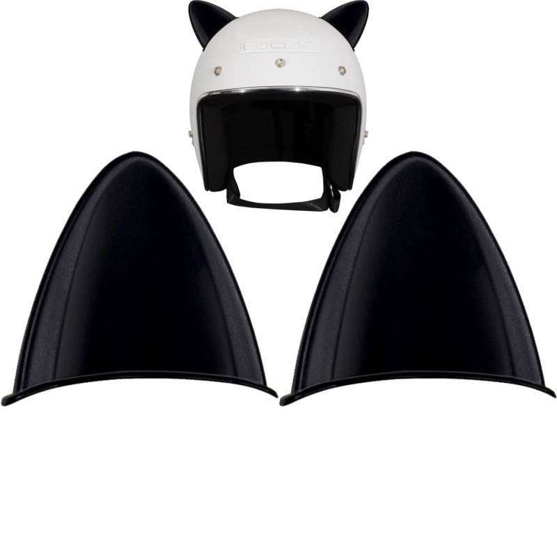 Vepoty Katzenohren Helme Aufkleber Stick Auf Katzenohren Ornament Süßes Auto Motocross Aufkleber Für Helme Dekoration Zubehör von Vepoty