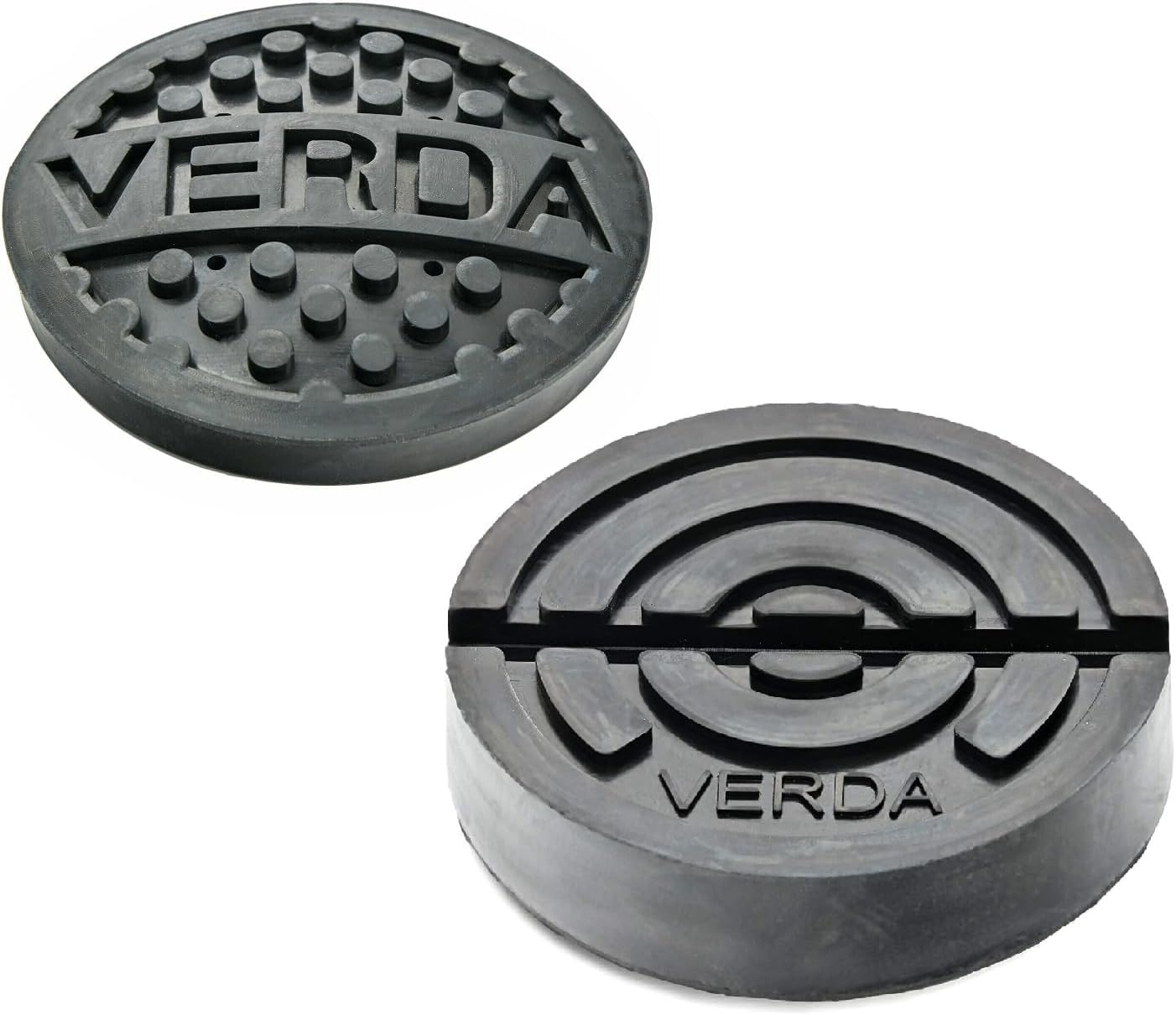 Verda 2X Gummiauflage für Hydraulischen Wagenheber 3T, Gummiplatte Werkstatt Gummiklotz, Gummiteller Werkstatt Hebebühne von Verda
