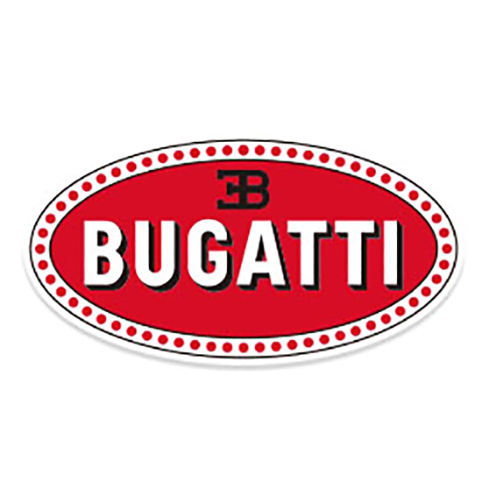 1 Stücke Auto Emblem Badge Aufkleber,Für Bugatti Bolide Galibier Chiron,ABS Boot Logo Badge Decoration Gift Sticker Wasserdicht Staubdicht Ersatzteile von VeroCh