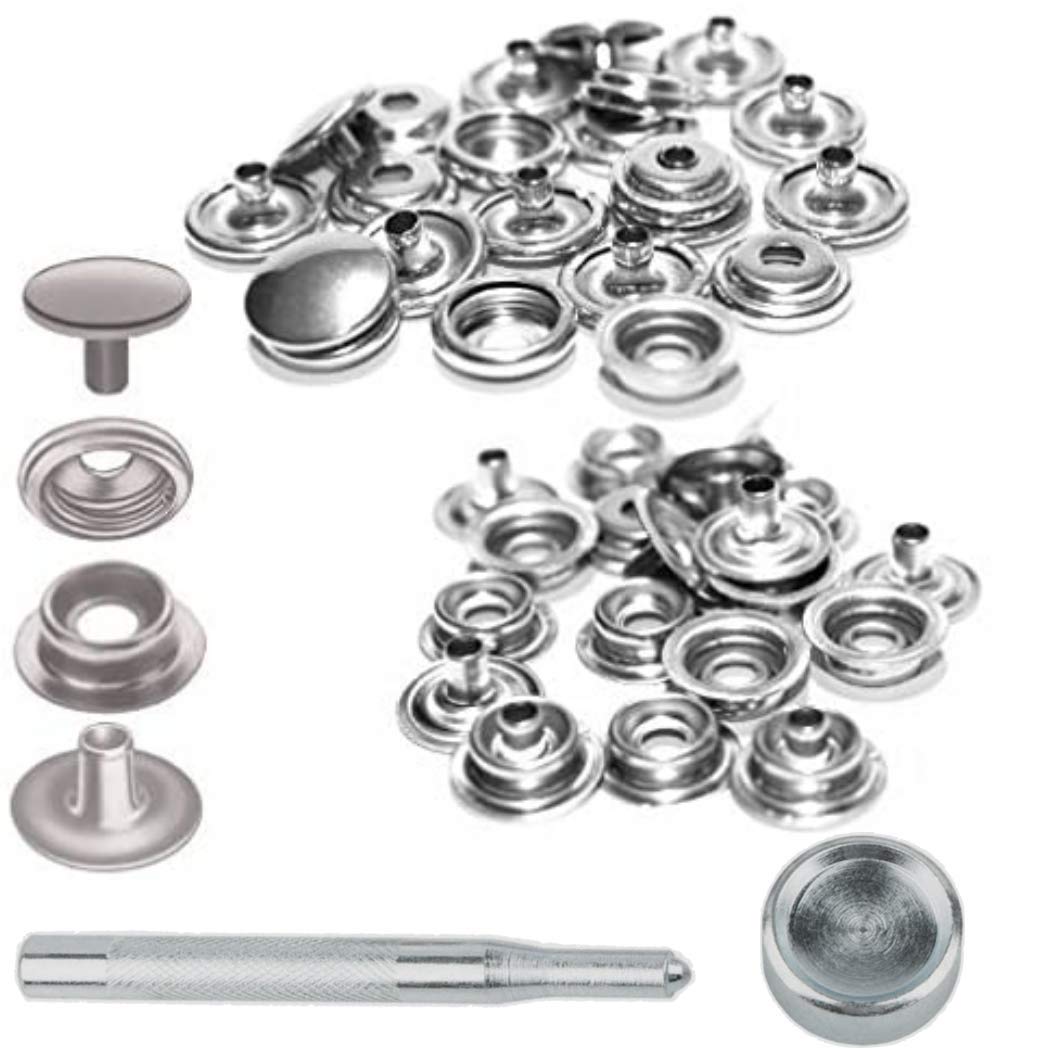 Befestigungsset Edelstahl Druckknopf V4A 10 Stück Befestigungsset Edelstahl Druckknopf V4A 10 Stück von Versandbox24