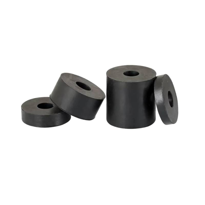 20 Stück Innendurchmesser 10mm Hohlzylindrische stoßdämpfende Weichgummi-Pads, Außendurchmesser 20mm Wasserdichte, widerstandsfähige und verschleißfeste Dämpfungsdichtung von Veruying