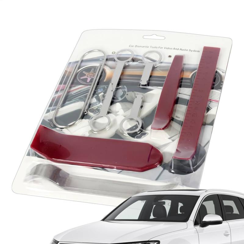 Vesidoloy Auto Türverkleidung Demontage Werkzeug Kit Türverkleidung Demontage Werkzeug Hebelstange Schraubendreher Set Präzisions-Demontage Kratzfester Entferner für Innenraum Armaturenbrett von Vesidoloy