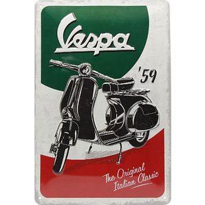 Blechschild Vespa Logo Maße: 30 x 20 cm von Vespa