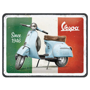 Mini-Nostalgie Blechschild VESPA Maße 20 x 15 cm Vespa von Vespa