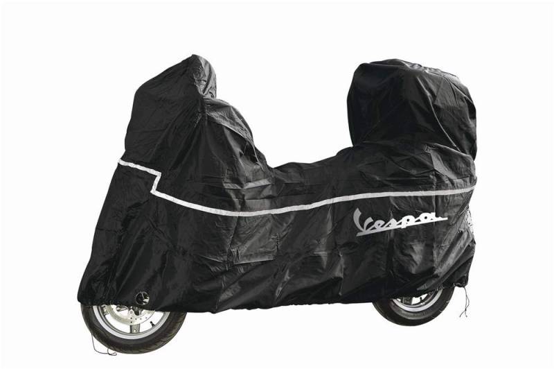 Vespa 605291M002 Abdeckplane mit Logo Primavera, Sprint, ET, LX, S, PX Schwarz von Vespa