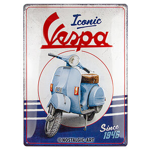 Vespa - Iconic Blechschild Maße (BxH): 30 x 40cm von Vespa