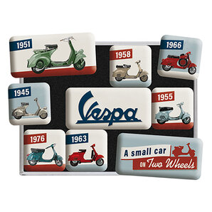 Vespa Magnet-Set 9-teilig von Vespa