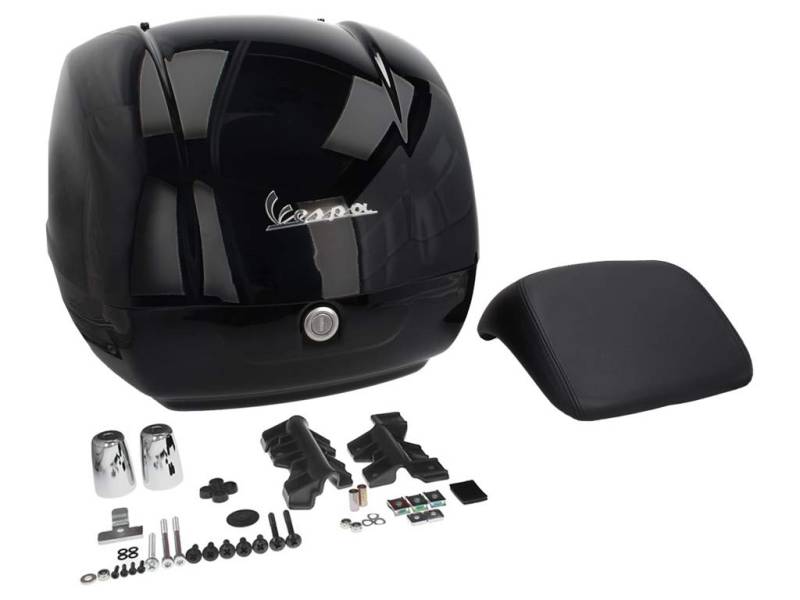 Vespa Topcase 36 Liter GTS, GTS Super, GTV Standard Schwarz Lucido 094 von Vespa