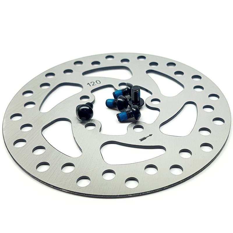 Vestigia® – Bremsscheibe 120mm Ersatz für Xiaomi Pro Pro2 Elektroroller – Hinterradbremse – Aluminium-Legierung – Ersatzteil für E-Scooter von Vestigia