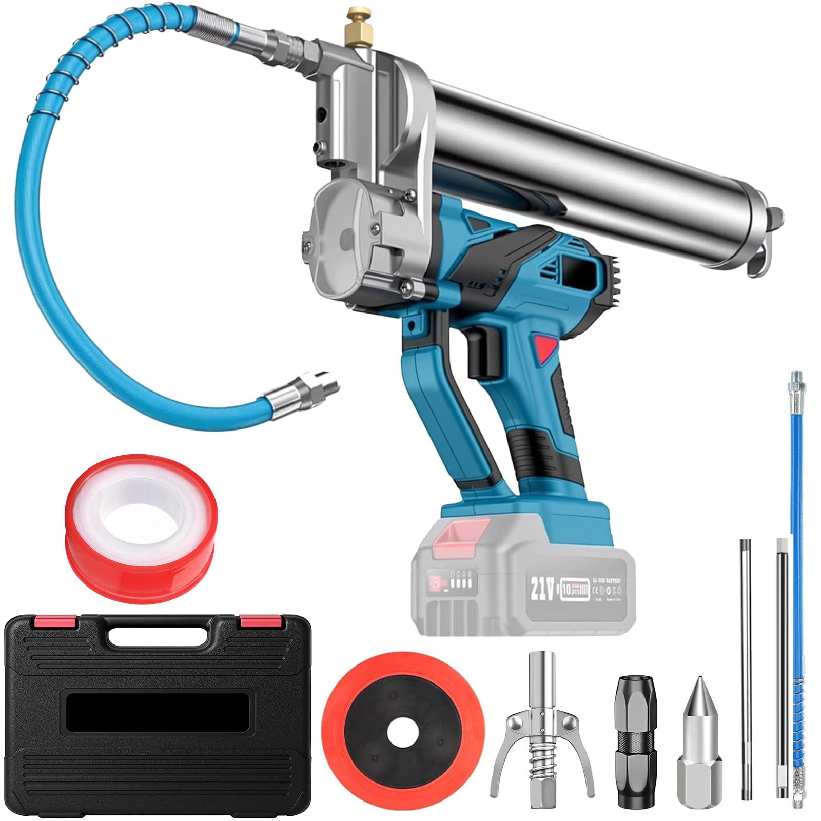 VexNook 2-in-1 Akku Fettpresse für Makita – Leistungsstarker Kabelloser Fettpressen mit bis zu 10.000 psi Druck, Ergonomischem Design für Mühelose Schmierung in Vielseitigen Anwendungen VexNook 2-in-1 Akku Fettpresse für Makita – Leistungsstarker Kabelloser Fettpressen mit bis zu 10.000 psi Druck, Ergonomischem Design für Mühelose Schmierung in Vielseitigen Anwendungen von VexNook