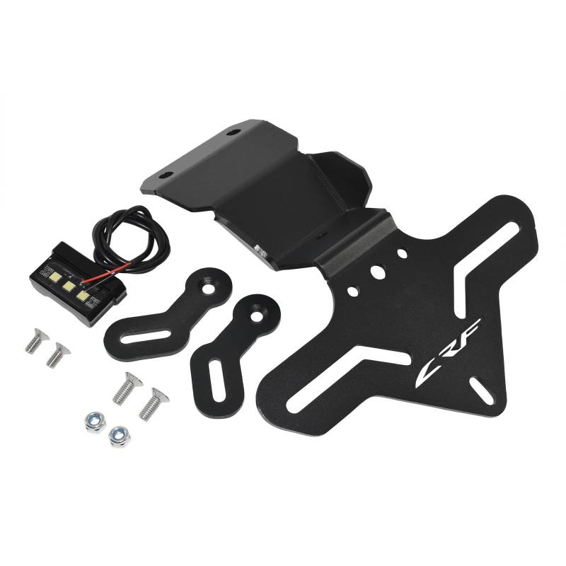 Straffungsmotorrad Nummernschild Standinhaber Für CRF250L CRF300L Mit Einstellbaren Winkeln Und LED Licht Täglich von Vexebnular