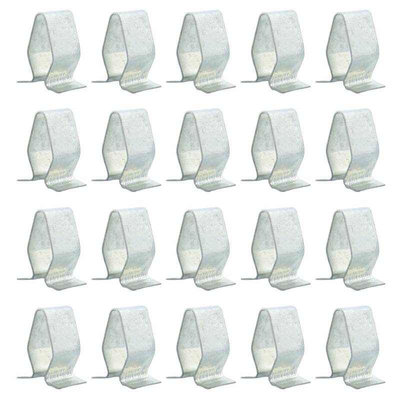 Vexebnular 20pcs Metallbefestigungsklammern Easy Installation Auto Accessoires Auto Innenverkleidung Panel Clip Heckklappenhalterclip von Vexebnular