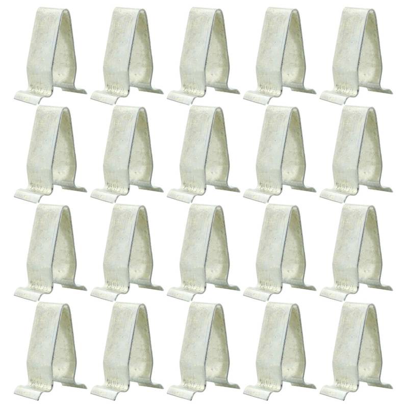 Vexebnular 20pcs Metallbefestigungsklammern Easy Installation Auto Accessoires Auto Innenverkleidung Panel Clip Heckklappenhalterclip von Vexebnular