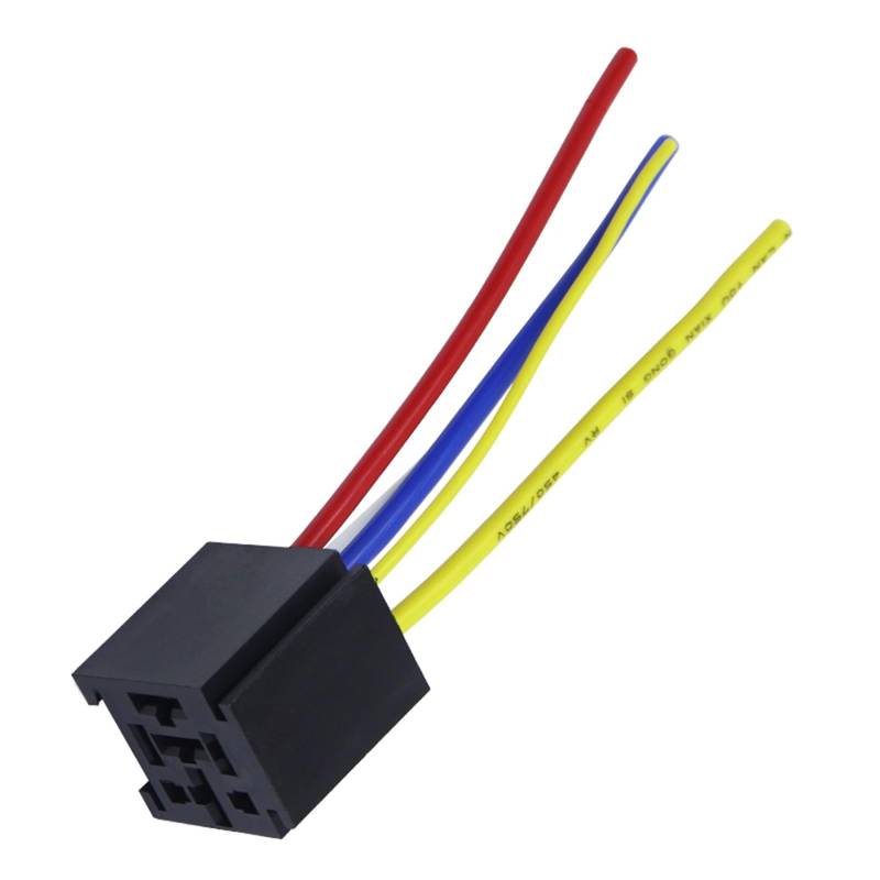 Vexebnular 80A Relays Socket Kabelbaum Für Fahrzeug Elektrische Systeme Mit Klarer Identifikationsmarke Easy Installation von Vexebnular