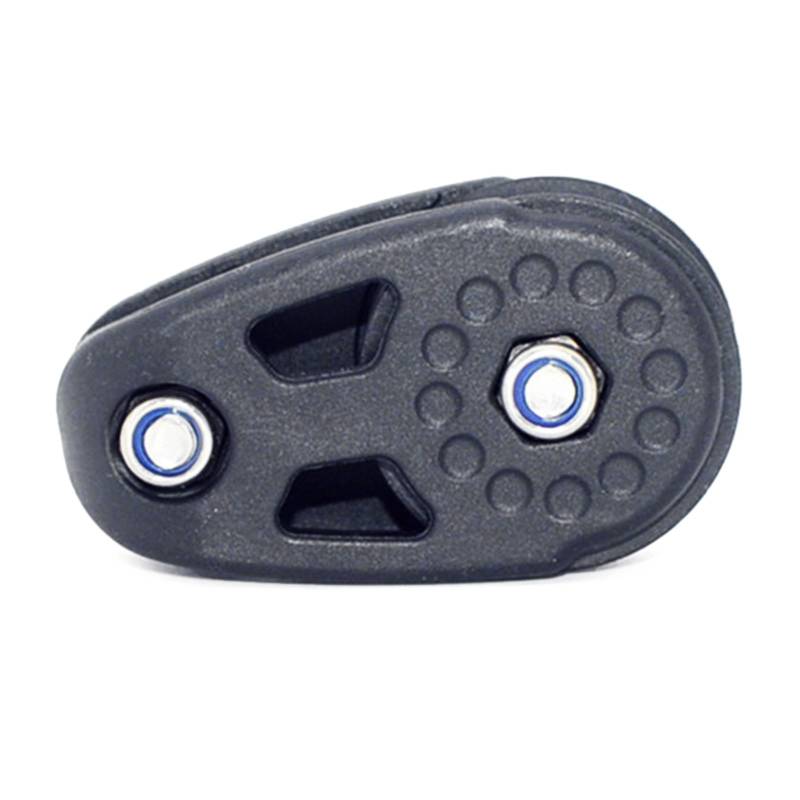 Vexebnular Marine Accessoires Kajak Riemenscheibe Nylonscheibe Blöcke Scheiben Sie Easy Installation Slide Trolley Für Die Schiffsyacht von Vexebnular