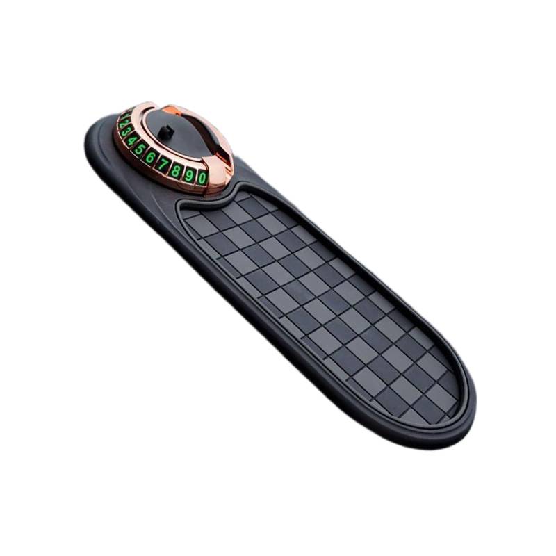 Vexebnular Multifunktional Auto Telefonhalter Mit Pad Und Nummernschild Für Telefone Keys Gadgets Car Dashboard Matte Telefonständer von Vexebnular