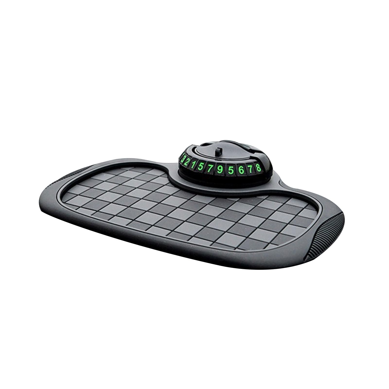 Vexebnular Multifunktionale Auto Armaturenbrettmatte Mit Integrierter Telefonpark Number Plate Ständer Und Parknummer Display Nonslip von Vexebnular