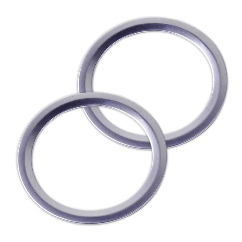 Vexilon 2 STÜCK Chrom-Innenverkleidungsring for die Klimaanlage, for Mercedes-Benz, B-Klasse W246 B180 B200 2012 2013 2014 2015 Lüftungsgitter fürs Auto von Vexilon