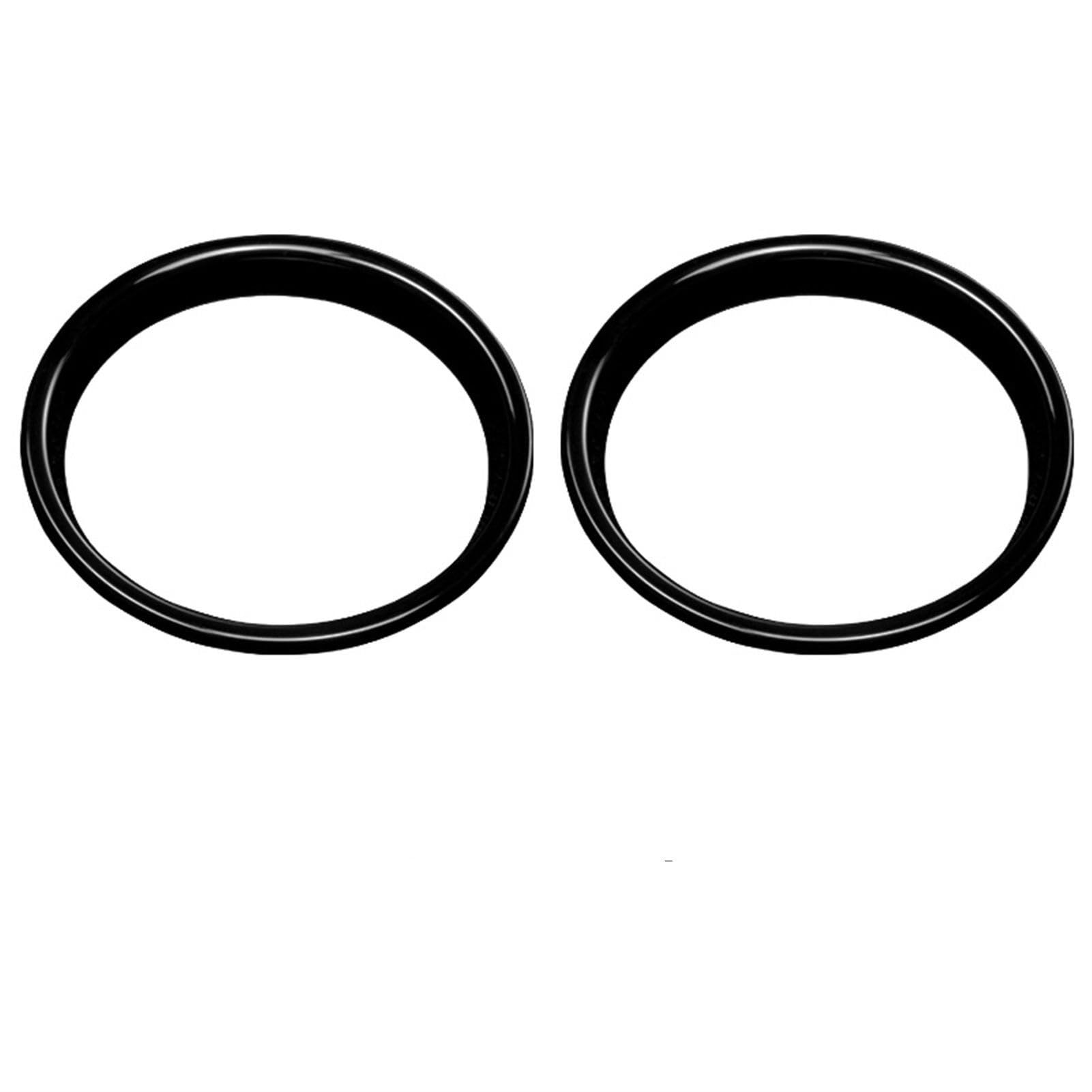 Vexilon 2 Stück Auto-Lautsprecher-Schutzabdeckungsaufkleber Innenverkleidungsdekoration, for Mini, Cooper S F55 F56 F57 Auto-Styling-Zubehör Lüftungsgitter fürs Auto(Black) von Vexilon