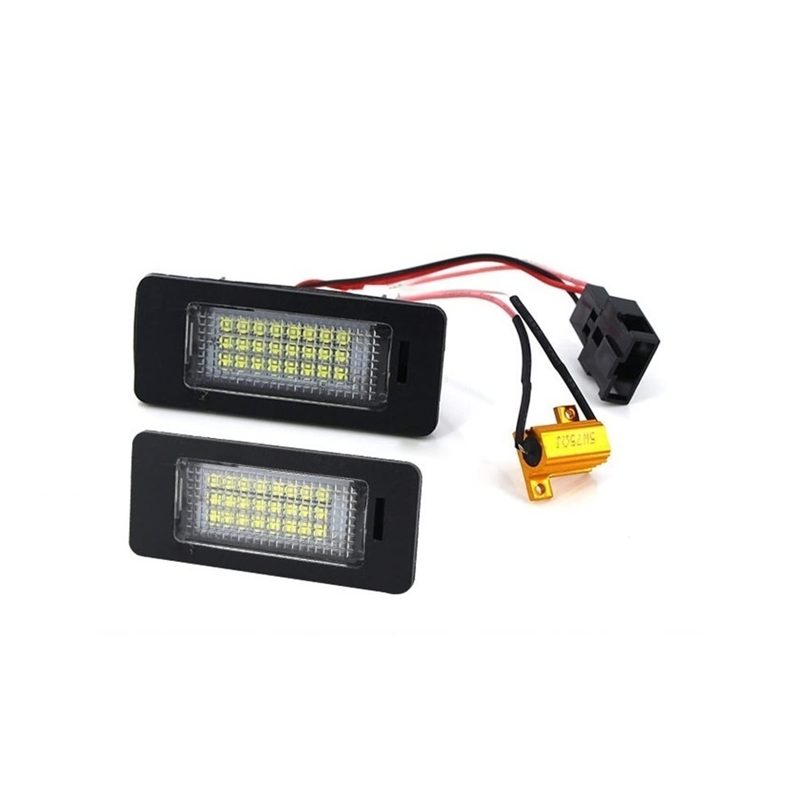 Vexilon 2 Stück CAN-Bus Weiß Kennzeichenleuchte Lampe, for, A4 S4 B8 A5 S5 TT Q5, für VW, für Passat 5D 2008 Jahre Kennzeichenbeleuchtung Vexilon 2 Stück CAN-Bus Weiß Kennzeichenleuchte Lampe, for, A4 S4 B8 A5 S5 TT Q5, für VW, für Passat 5D 2008 Jahre Kennzeichenbeleuchtung von Vexilon