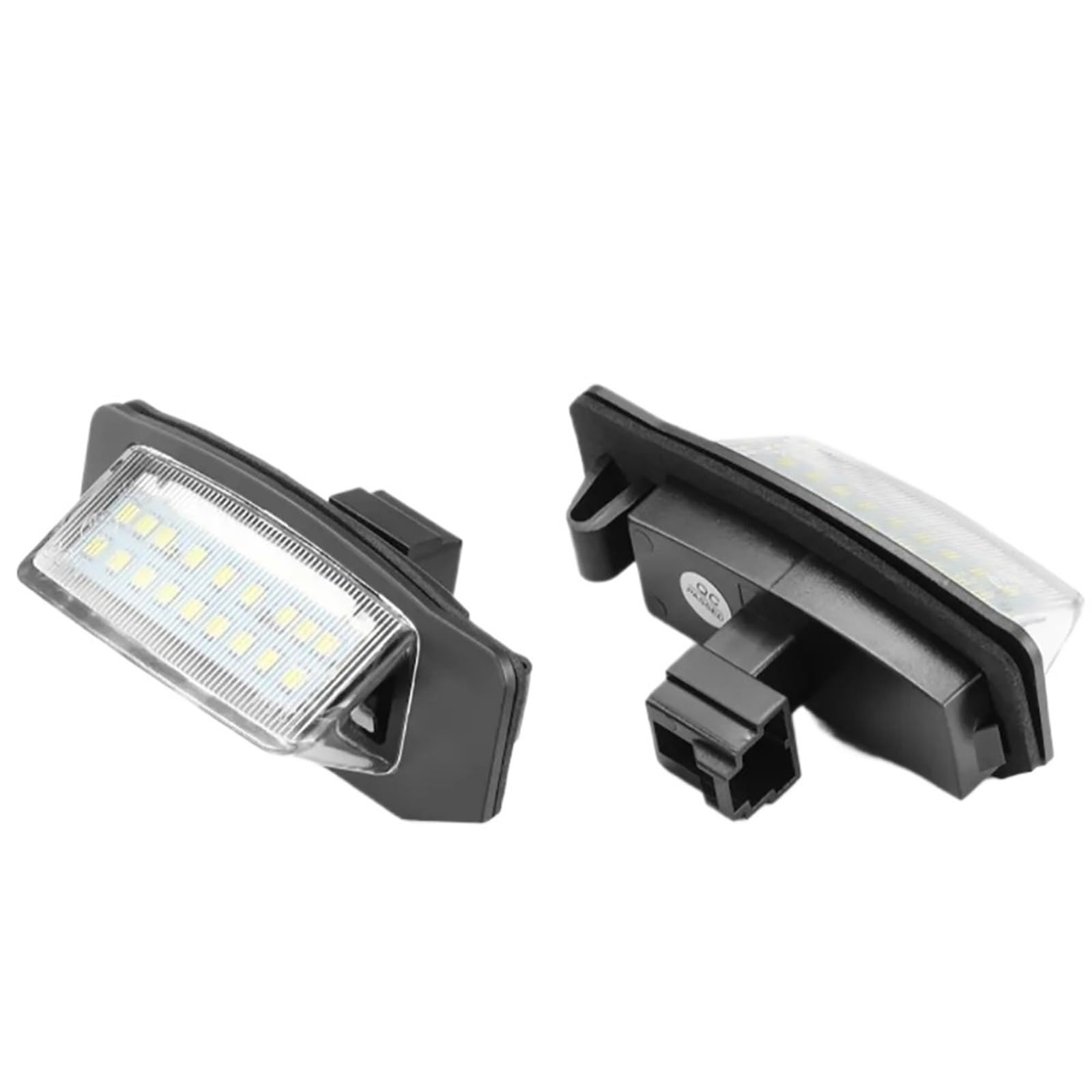 Vexilon 2 Stück Canbus 12 V 18LED Kennzeichenbeleuchtung, für Mitsubishi Outlander XL(CW) 2006-2012, für Montage Lancer Sportback 2008 Kennzeichenbeleuchtung von Vexilon