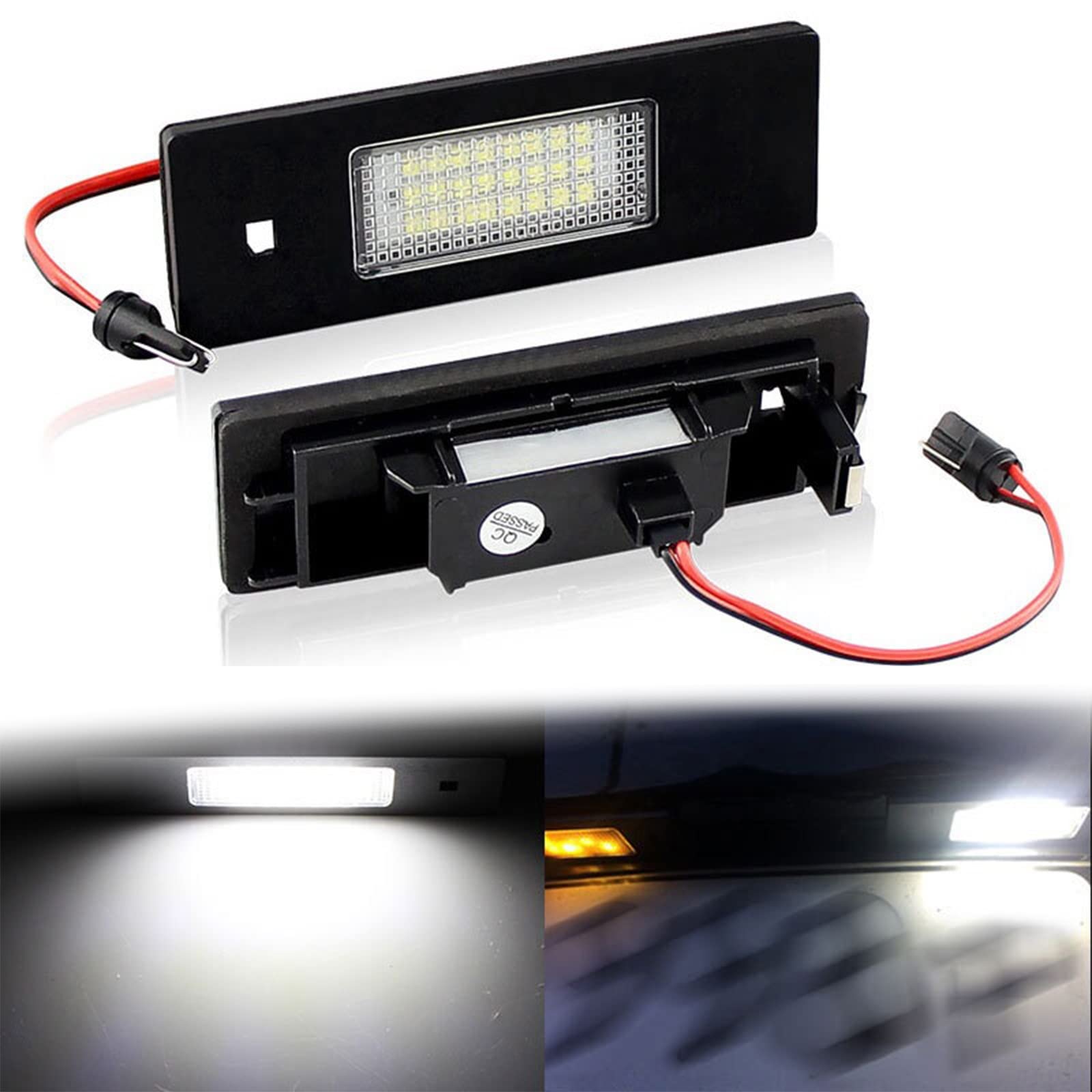 Vexilon 2 Stück Canbus Kennzeichenbeleuchtung Fehlerfrei 24SMD Autolampen für 1er E81 E87 E87N F20 F21 Auto-Lichtquelle Kennzeichenbeleuchtung Vexilon 2 Stück Canbus Kennzeichenbeleuchtung Fehlerfrei 24SMD Autolampen für 1er E81 E87 E87N F20 F21 Auto-Lichtquelle Kennzeichenbeleuchtung von Vexilon