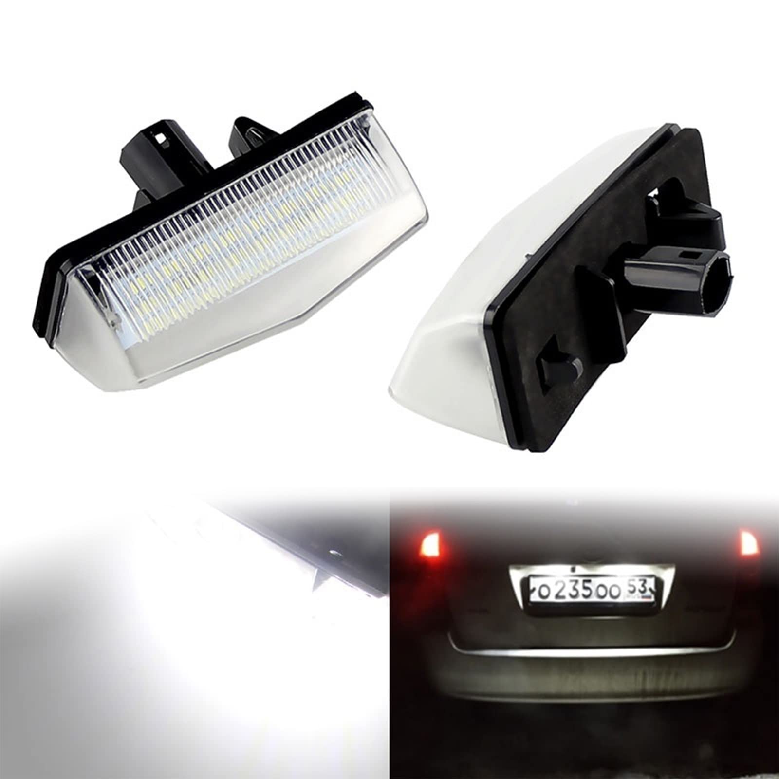 Vexilon 2 Stück Canbus Kennzeichenbeleuchtung Nummernschildbeleuchtung Weiß für Peugeot 406 2000-2004 407 2004-2010 508 2011-2014 607 4D Limousine 2004-2012 Kennzeichenbeleuchtung Vexilon 2 Stück Canbus Kennzeichenbeleuchtung Nummernschildbeleuchtung Weiß für Peugeot 406 2000-2004 407 2004-2010 508 2011-2014 607 4D Limousine 2004-2012 Kennzeichenbeleuchtung von Vexilon