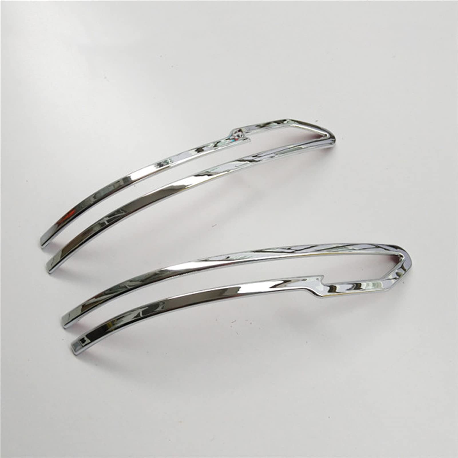 Vexilon 2 Stück Chrom-Seitenspiegelleistenabdeckung, for Nissan, for Qashqai, J11 2014 2015 2016 2017 2018 2019 Abs ABS Lüftungsgitter fürs Auto(Silver) von Vexilon