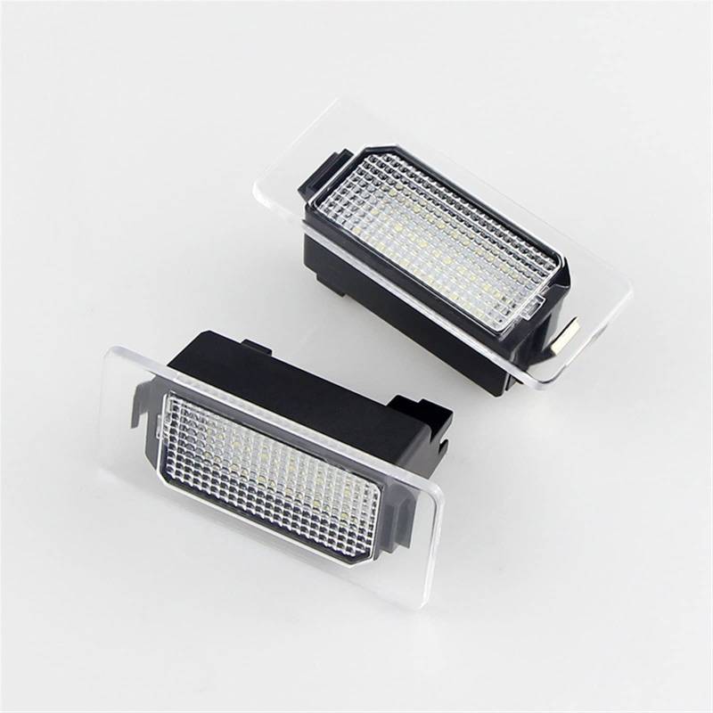 Vexilon 2 Stück Fehlerfreie 12V Kennzeichenbeleuchtung für A3 A4 S4 A5 S5 RS5 A6 S6 A7 S7 RS7 2013-up Allroad TT Q3 Q5 SQ5 Q7 Kennzeichenbeleuchtung von Vexilon