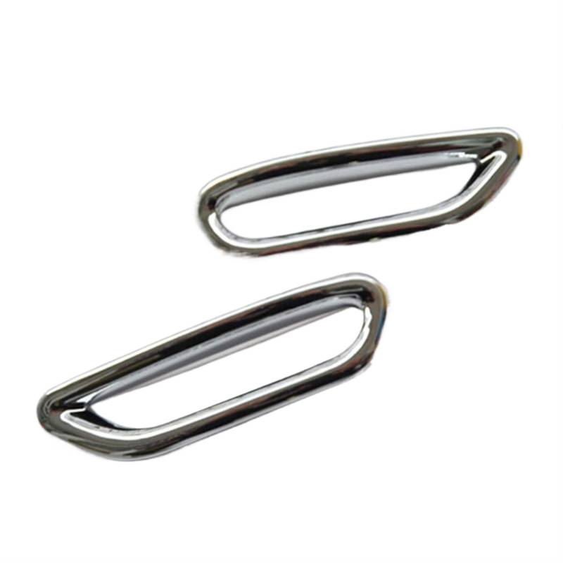 Vexilon 2 Stück Nebelschlussleuchten-Lampenabdeckungen, for Nissan, for Qashqai, J11 2014 2015 2016 2017 2018 2019 Chrom Abs ABS Lüftungsgitter fürs Auto von Vexilon
