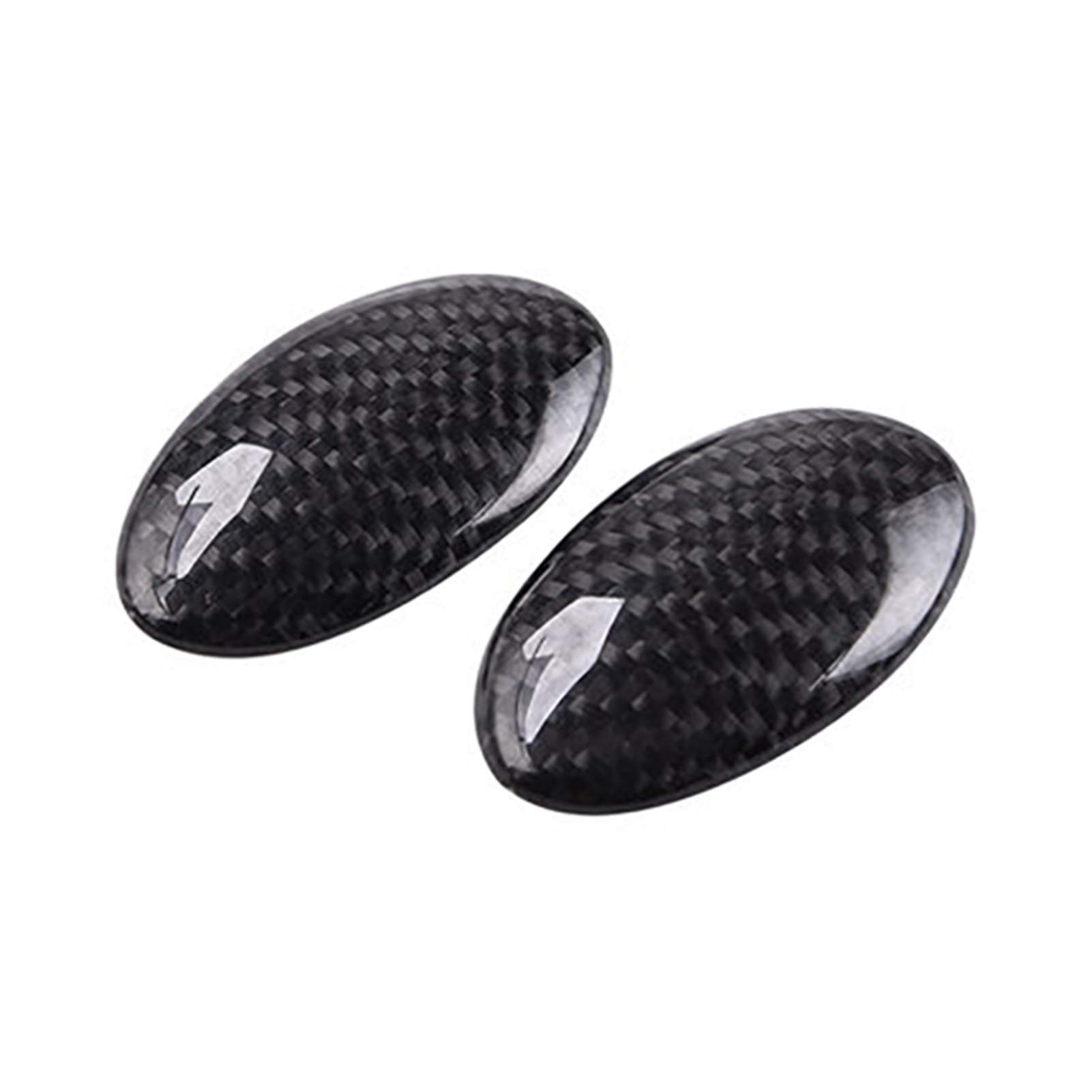 Vexilon 2 Stück Schalthebel-Dekorationsabdeckung aus Kohlefaser, for, for Mini, ONE Cooper S JCW F54 F55 F56 F57 F60 Auto-Innenausstattungszubehör Lüftungsgitter fürs Auto(True Carbon Fiber) von Vexilon
