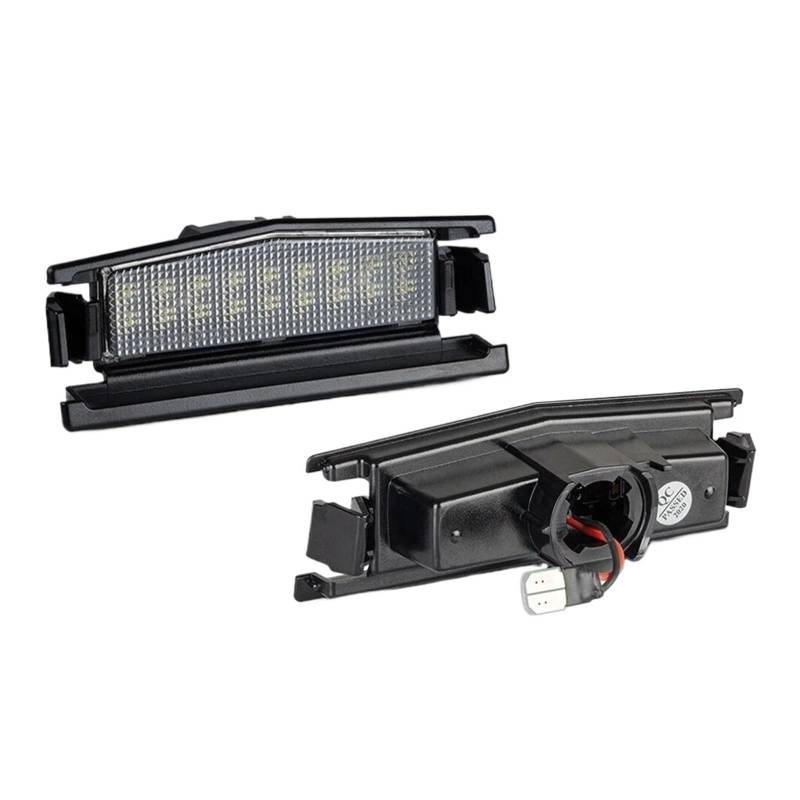 Vexilon 2 Stück weiße LED-Kennzeichenbeleuchtung, fehlerfrei, für Mazda 2 2016, für Mazda Mx-5 MX5 Miata 2016-UP Kennzeichenbeleuchtung von Vexilon