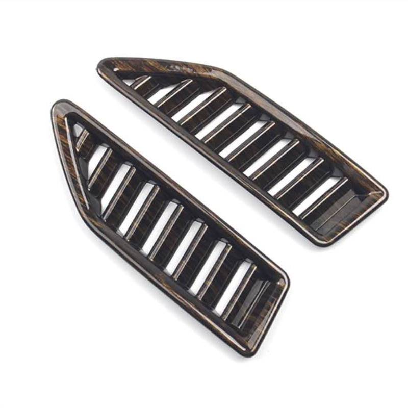 Vexilon 2-teiliges ABS-Zubehör for die Entlüftungsabdeckung der Klimaanlage im Armaturenbrett, for Ford, Ranger Everest Endeavour 2015 2016 2017 2018 2019 2020 Lüftungsgitter fürs Auto(Style A) von Vexilon