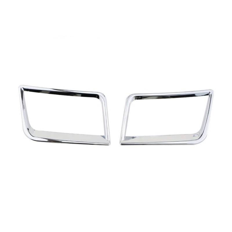 Vexilon 2-teiliges Set ABS-Chrom-Aufkleber for die Lüftungsschlitze im Auto, for Hyundai, Verna Solaris 2012 2013 2014 2015, Aufkleberzubehör Lüftungsgitter fürs Auto von Vexilon