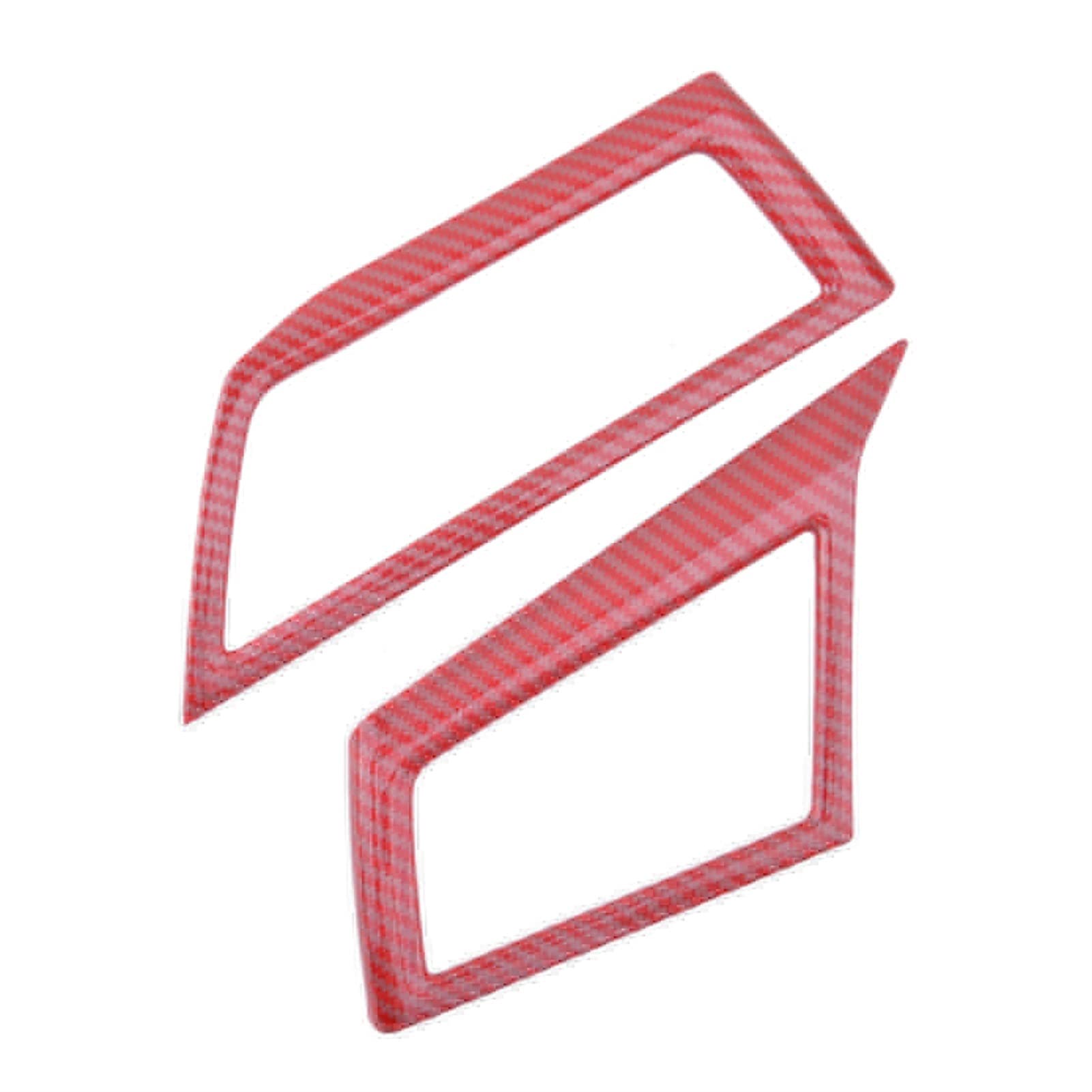 Vexilon 2-teiliges Set aus Carbonfaser-Rot-ABS-Konsolen-Luftauslass-Abdeckungsverkleidung, for VW, for Jetta, MK7 2019 2020 LHD Lüftungsgitter fürs Auto Vexilon 2-teiliges Set aus Carbonfaser-Rot-ABS-Konsolen-Luftauslass-Abdeckungsverkleidung, for VW, for Jetta, MK7 2019 2020 LHD Lüftungsgitter fürs Auto von Vexilon