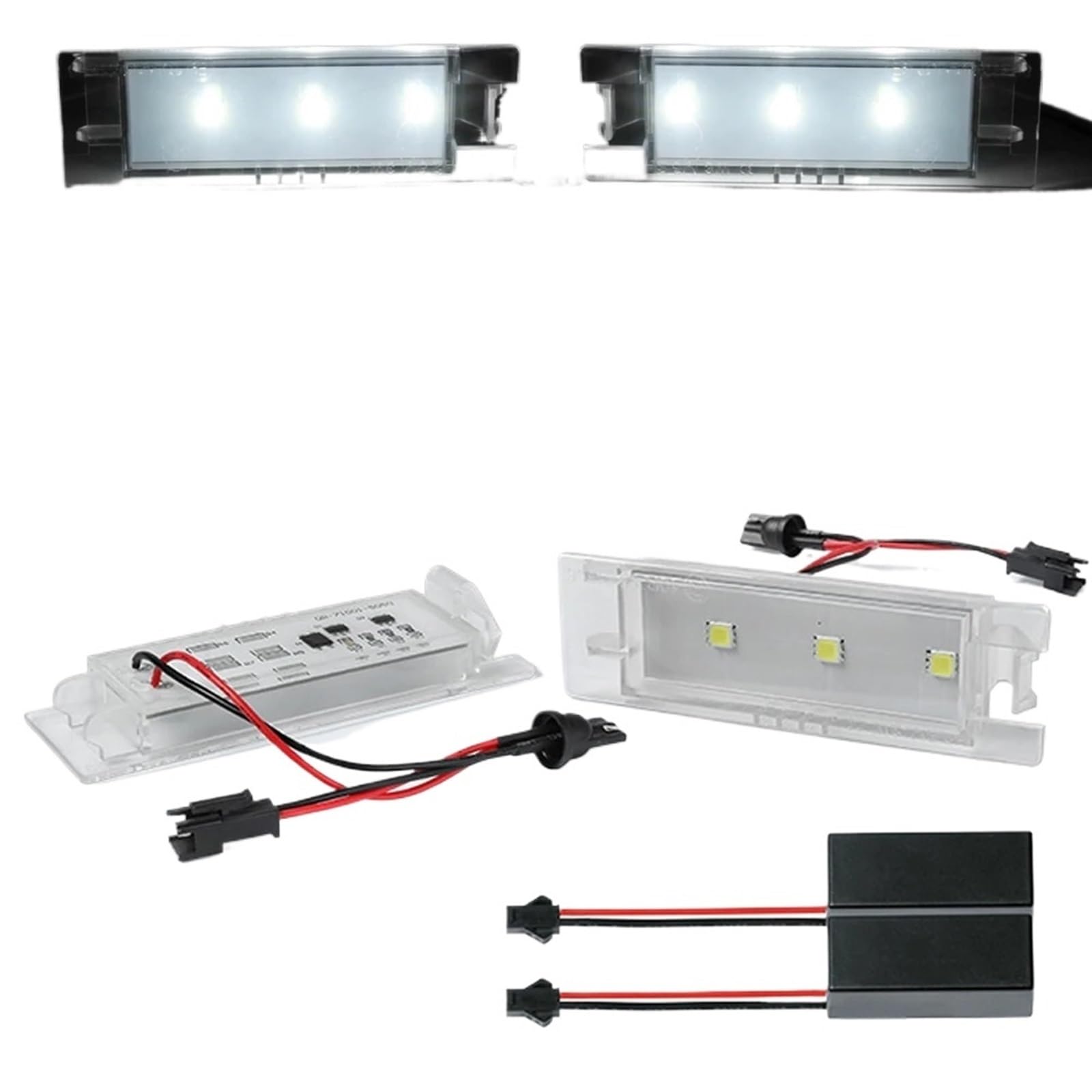 Vexilon 2 x LED-Kennzeichenbeleuchtung, fehlerfrei, für Chevrolet, Camaro, Cruze, Malibu, Corsa, Volt, Astra, Vectra, Zafira, Viva Ecla Vexilon 2 x LED-Kennzeichenbeleuchtung, fehlerfrei, für Chevrolet, Camaro, Cruze, Malibu, Corsa, Volt, Astra, Vectra, Zafira, Viva Ecla von Vexilon