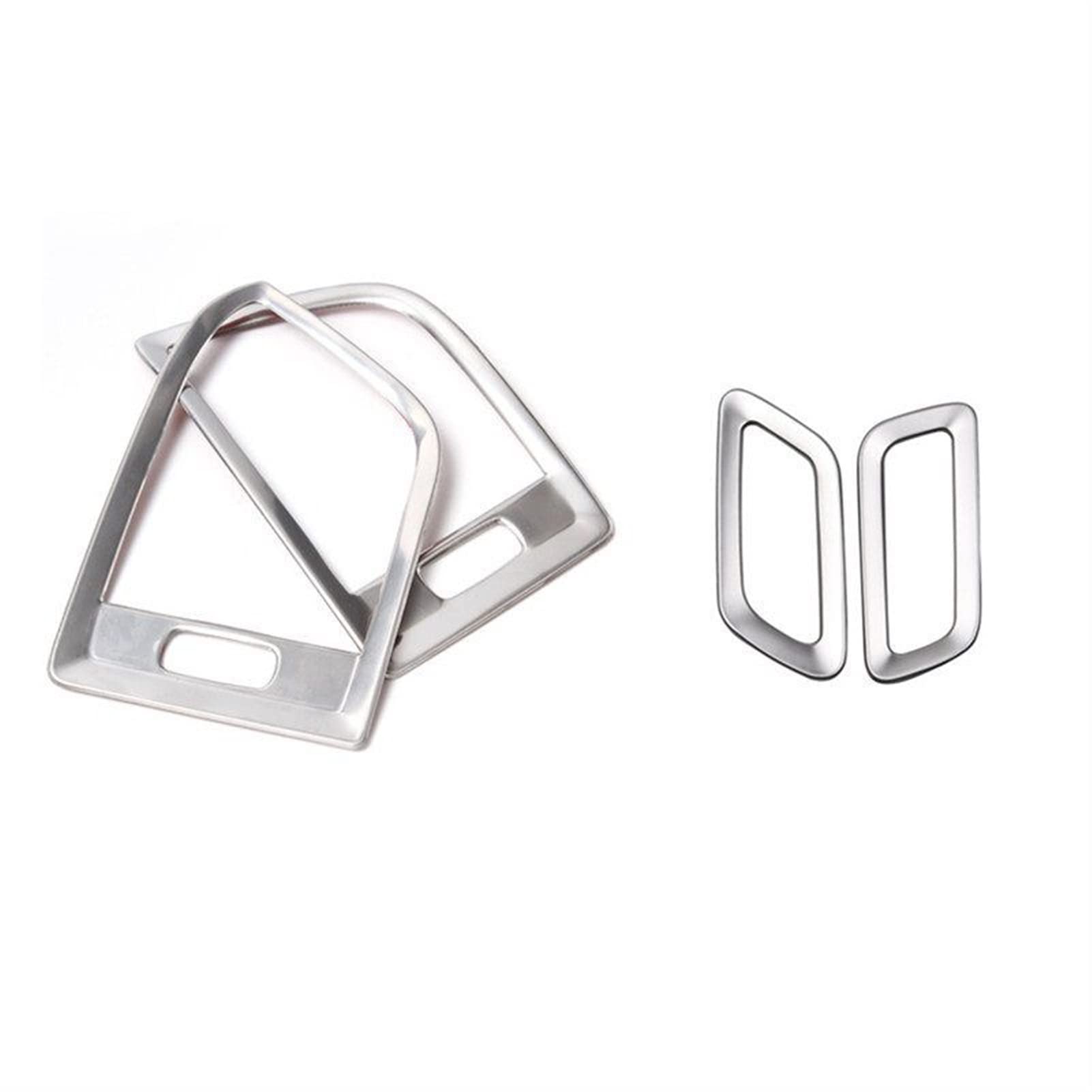 Vexilon 4-teiliges Auto-Armaturenbrett-Rahmen-Abdeckungsset for Klimaanlage, for Volvo, XC60 2009-2017, Edelstahl-Innenausstattung, Autozubehör Lüftungsgitter fürs Auto(4 Pieces) von Vexilon