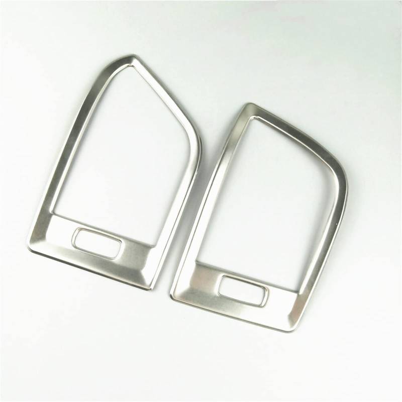 Vexilon 4-teiliges Auto-Armaturenbrett-Rahmen-Abdeckungsset for Klimaanlage, for Volvo, XC60 2009-2017, Edelstahl-Innenausstattung, Autozubehör Lüftungsgitter fürs Auto(Side air Vents) von Vexilon