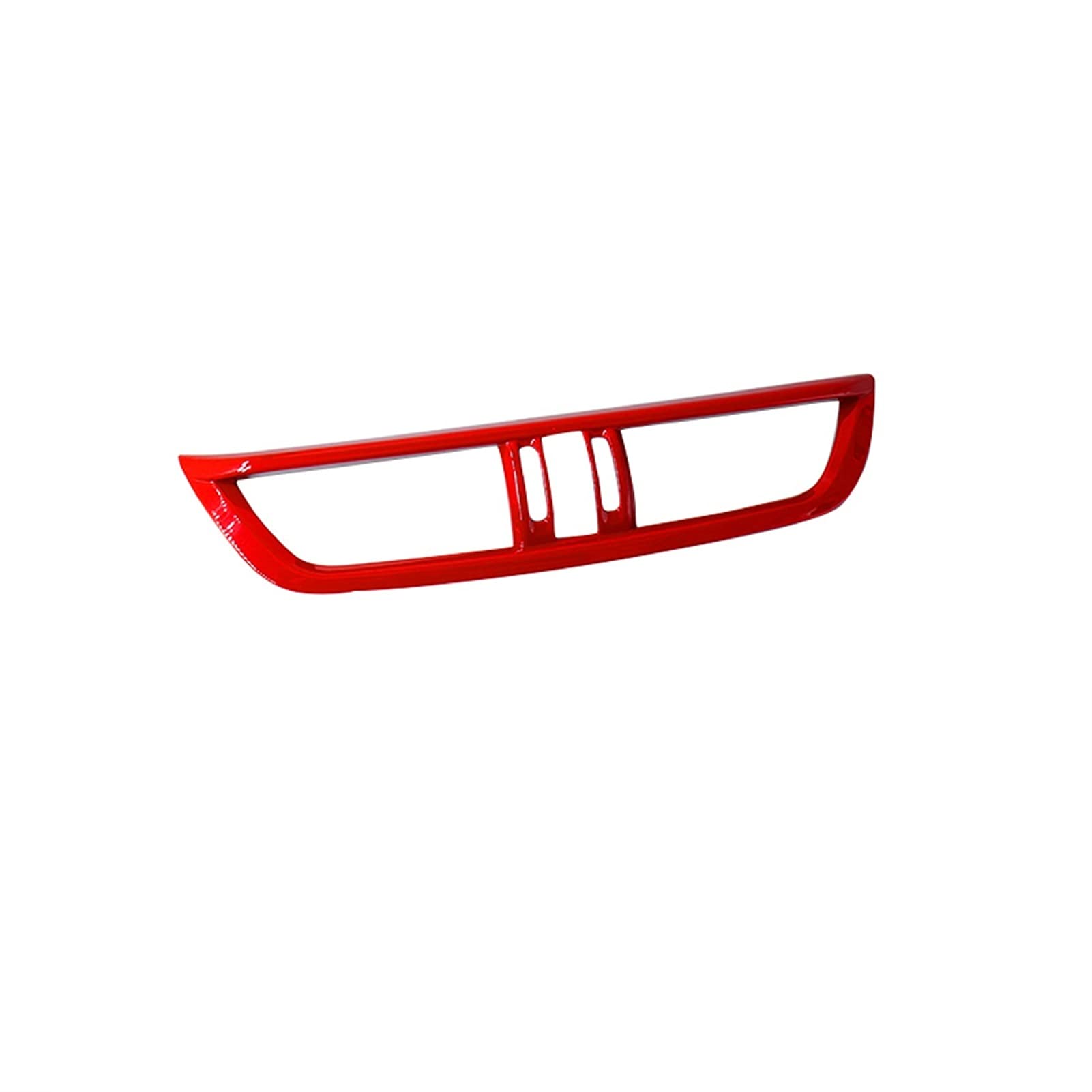 Vexilon ABS-Kohlefasermuster, dekorative Abdeckung for den zentralen Luftauslass, for Alfa Romeo, Giulia, Innendekorationszubehör Lüftungsgitter fürs Auto(Red) von Vexilon