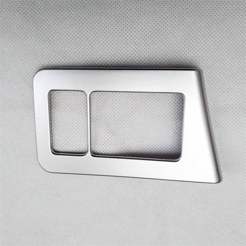 Vexilon Armaturenbrett-Kilometerzähler-Tastenschalter, Chromabdeckung, Auto-Styling-Aufkleber, Zubehör, Dekorationsabdeckungen, for Nissan, Nv200 Evalia Lüftungsgitter fürs Auto(Silver) von Vexilon