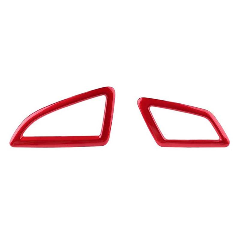 Vexilon Aufkleber for die Lüftungsöffnungen am Armaturenbrett, 10. Generation, for Civic, 2016–2020, Rot Lüftungsgitter fürs Auto von Vexilon
