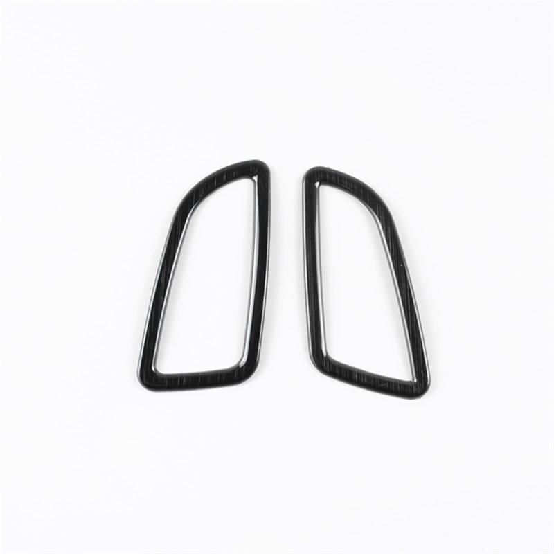 Vexilon Auto-Armaturenbrett-Klimaanlagen-Auslassrahmen, Dekorationsaufkleber, for Mercedes-Benz, C-Klasse W205 GLC X253 2015-2020 LHD Lüftungsgitter fürs Auto(Black) von Vexilon