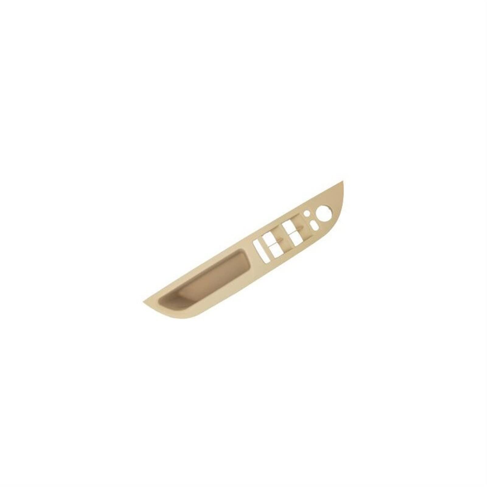 Vexilon Auto-Innengriff-Innentür-Armlehnenverkleidung, Zugverkleidungsabdeckung, for, for 5er E60, Beige Schwarz Links rechts Auto-Innentürgriff(Double beige) von Vexilon