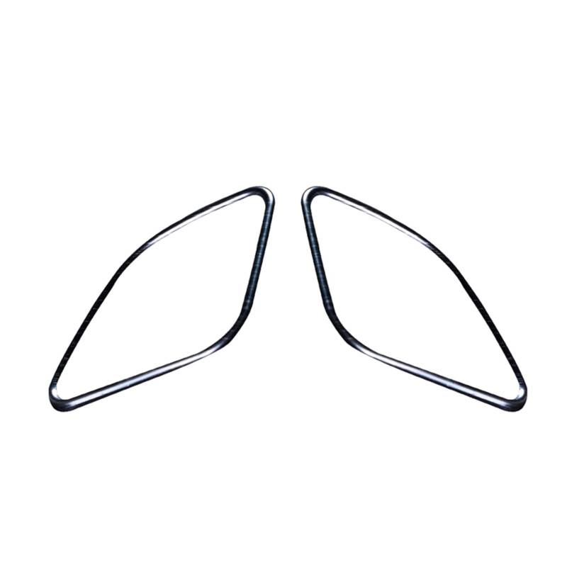 Vexilon Auto-Innenraum-Umbauaufkleber, dekorativer Rahmen for den Luftauslass der Klimaanlage, for, for MINI, CooperF54 Clubman, Styling-Zubehör Lüftungsgitter fürs Auto(Black Brushed) von Vexilon