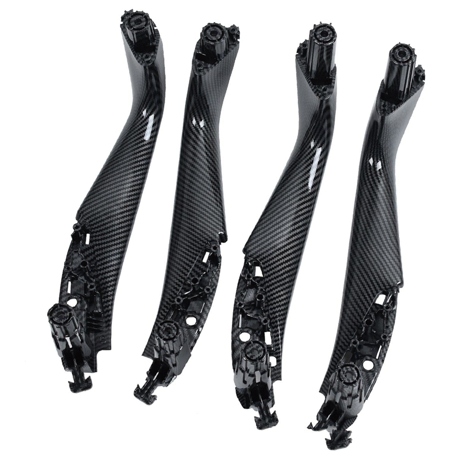 Vexilon Auto-Innentür-Innengriffverkleidung aus Kohlefaser, Ersatz der Fensterschaltertafel, for, for 5er G30 G31 G38 F90 2017-2020 Auto-Innentürgriff(4pcs Set) von Vexilon