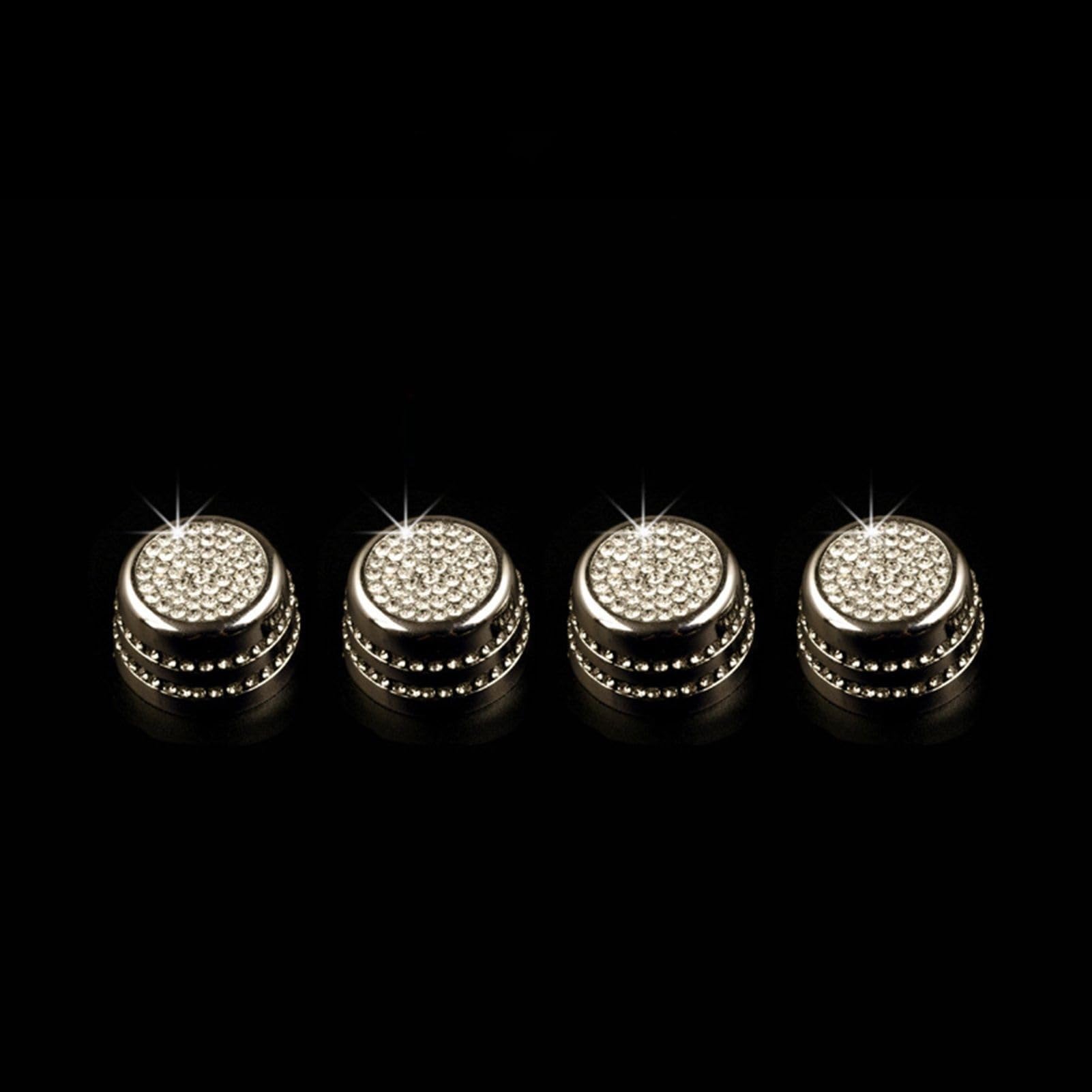 Vexilon Auto-Klimaanlagenknopf-Einstelldekorationsaufkleber, for Mini, Cooper F54 F55 F56 F57 F60, Zubehör zur Änderung der Luftauslassabdeckung Lüftungsgitter fürs Auto(F54 F60 Gold) von Vexilon