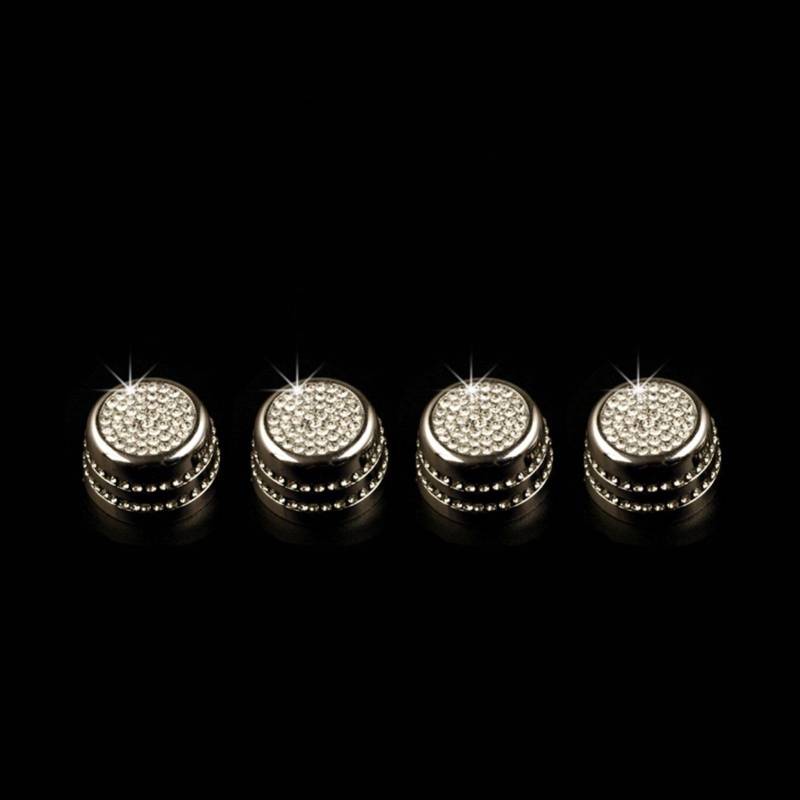 Vexilon Auto-Klimaanlagenknopf-Einstelldekorationsaufkleber, for Mini, Cooper F54 F55 F56 F57 F60, Zubehör zur Änderung der Luftauslassabdeckung Lüftungsgitter fürs Auto(F54 F60 Gold) von Vexilon