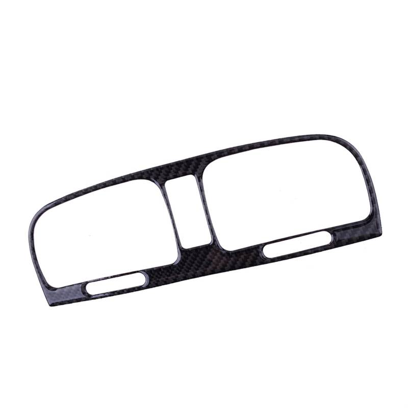 Vexilon Auto Schwarz Carbon Fiber Konsole Armaturenbrett Entlüftungsauslass Verkleidung Aufkleber Abdeckung, for VW, for Golf, 6 MK6 GTI 2008 2009 2010 2011 2012 Lüftungsgitter fürs Auto von Vexilon