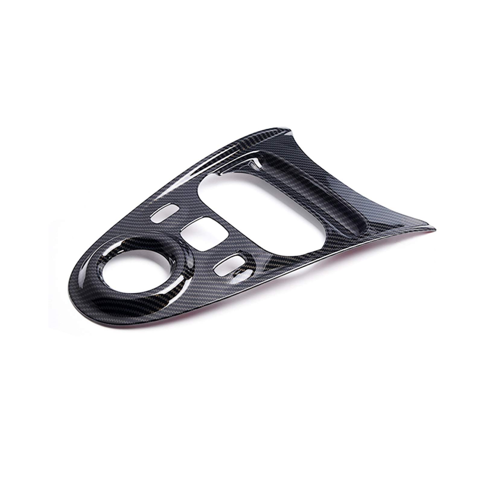 Vexilon Auto-Styling, Carbonfaser-Stil, Edelstahl-Dekoration, modifiziertes Zubehör, for Smart, 453 Fortwo Forfour 2015-2020 Lüftungsgitter fürs Auto(Gear Panel) von Vexilon