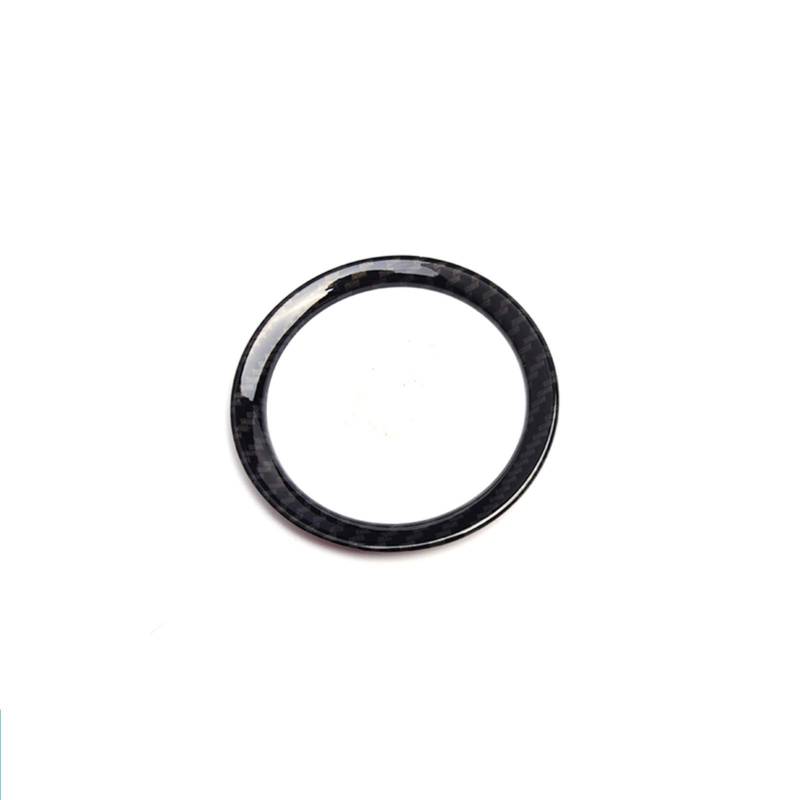 Vexilon Auto-Styling, Carbonfaser-Stil, Edelstahl-Dekoration, modifiziertes Zubehör, for Smart, 453 Fortwo Forfour 2015-2020 Lüftungsgitter fürs Auto(Steering wheelring) von Vexilon